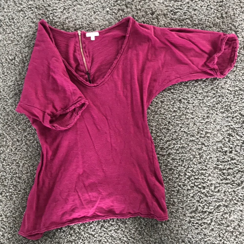 Maurice’s Pink Blouse Half sleeve